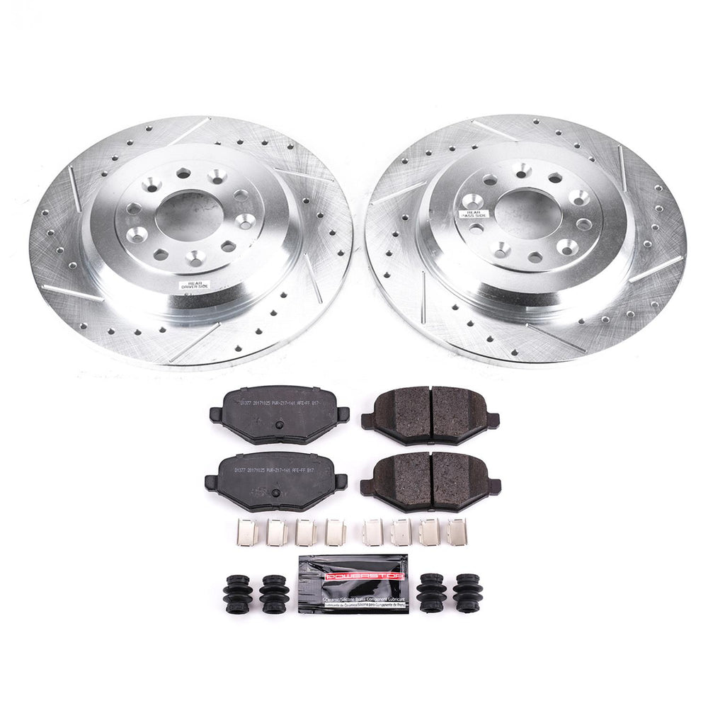 Power Stop 11-15 Ford Edge Front & Rear Z23 Evolution Sport Brake Kit