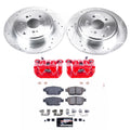Power Stop 06-14 Honda Ridgeline Rear Z23 Evolution Sport Brake Kit w/Calipers