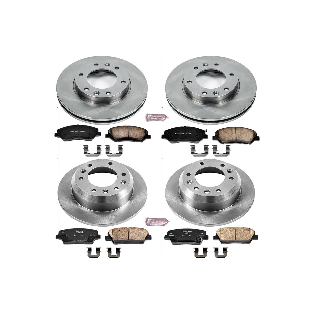 Power Stop 07-08 Hyundai Entourage Front & Rear Autospecialty Brake Kit