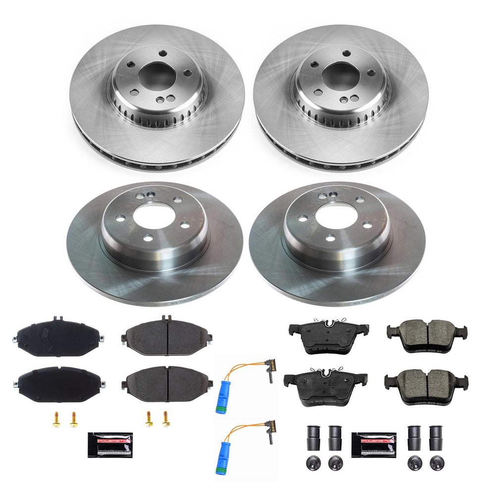 Power Stop 17-18 Mercedes-Benz C300 Front & Rear Autospecialty Brake Kit