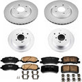 Power Stop 07-15 Mitsubishi Outlander Front & Rear Z17 Evolution Geomet Coated Brake Kit