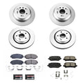 Power Stop 19-20 Honda Passport Front & Rear Z17 Evolution Geomet Coated Brake Kit