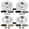 Power Stop 07-08 Hyundai Entourage Front & Rear Z17 Evolution Geomet Coated Brake Kit
