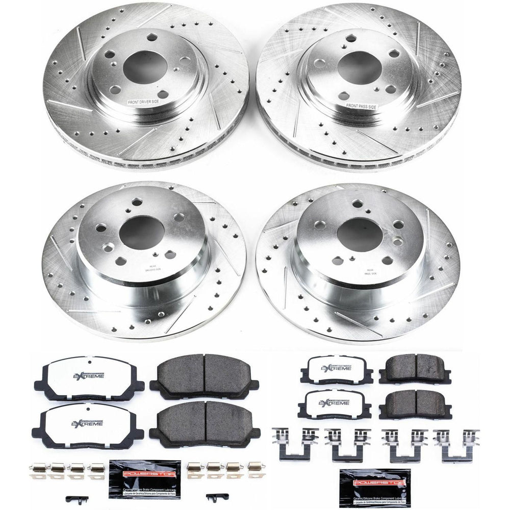 Power Stop 01-03 Toyota Highlander Front & Rear Z36 Truck & Tow Brake Kit