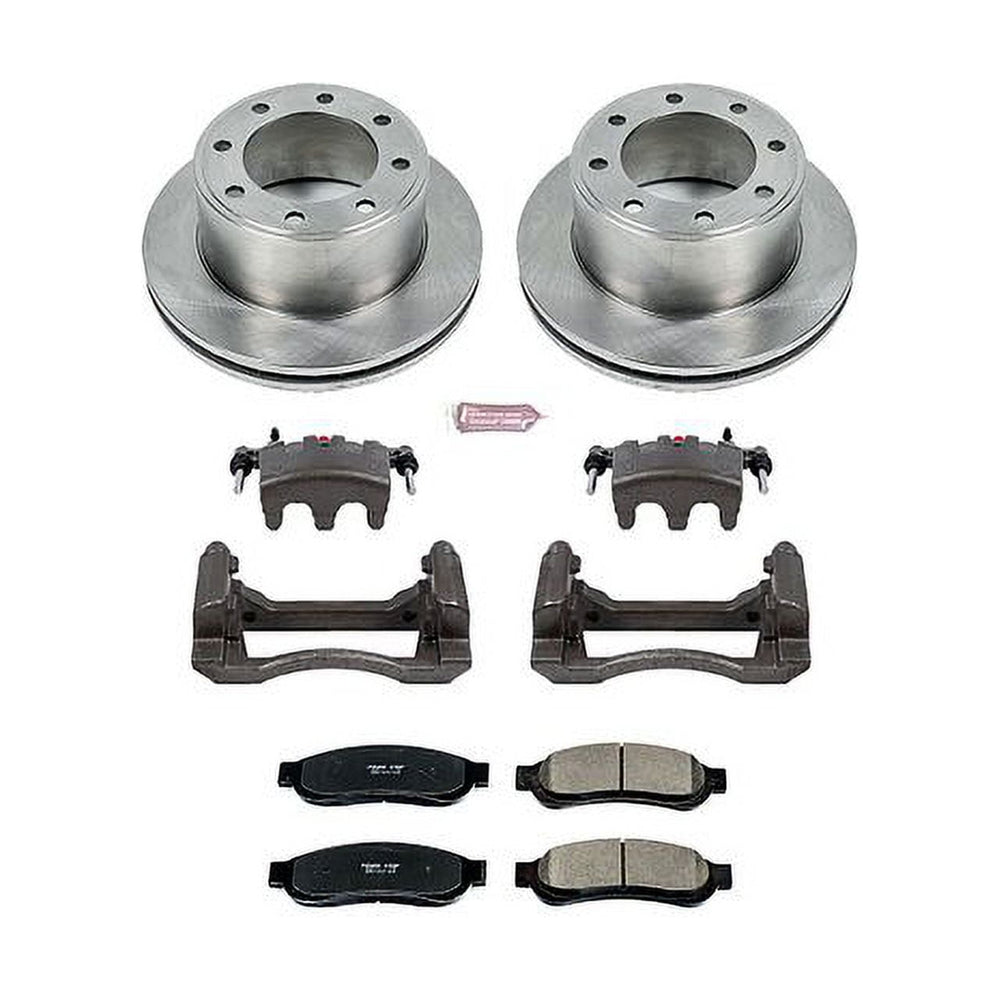 Power Stop 10-12 Ford F-350 Super Duty Rear Autospecialty Kit w/Cals
