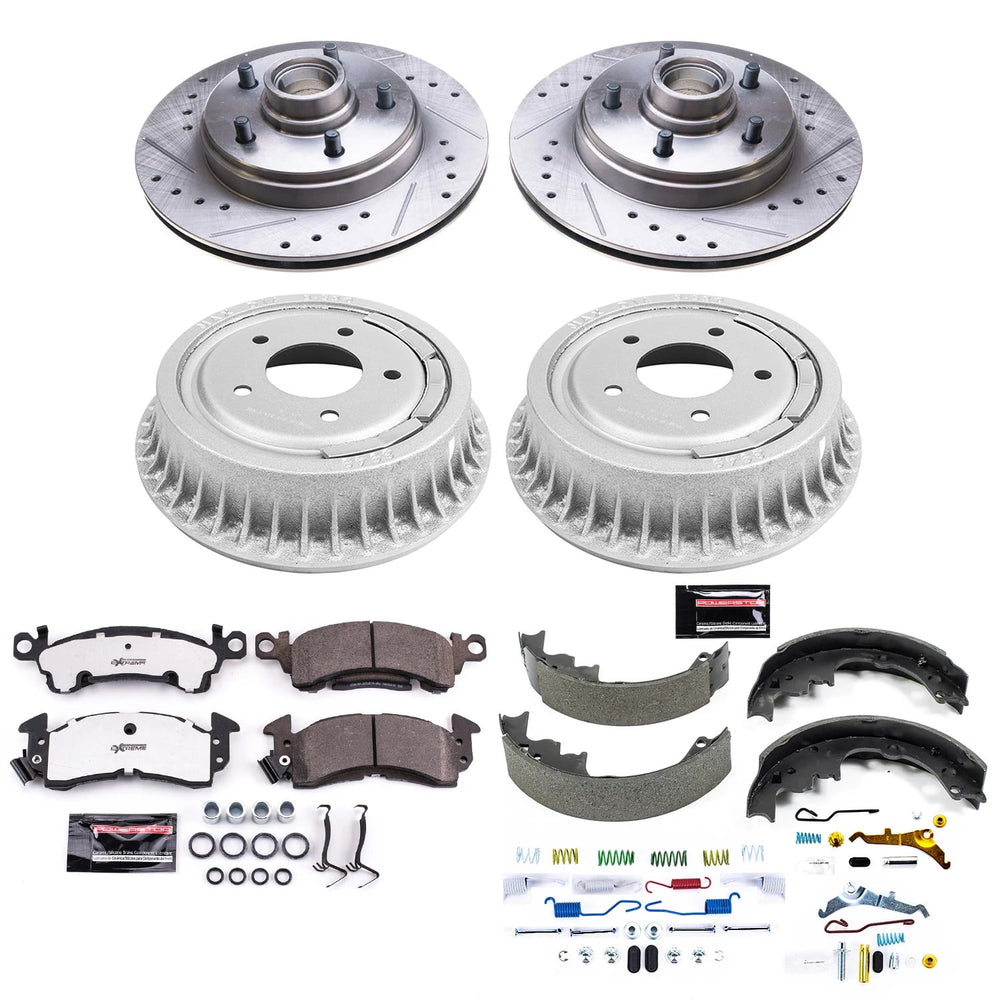 Power Stop 90-93 Chevrolet Astro Front & Rear Z26 Street Warrior Brake Kit