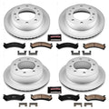 Power Stop 02-04 Chevrolet Avalanche 2500 Front & Rear Z17 Evolution Geomet Coated Brake Kit