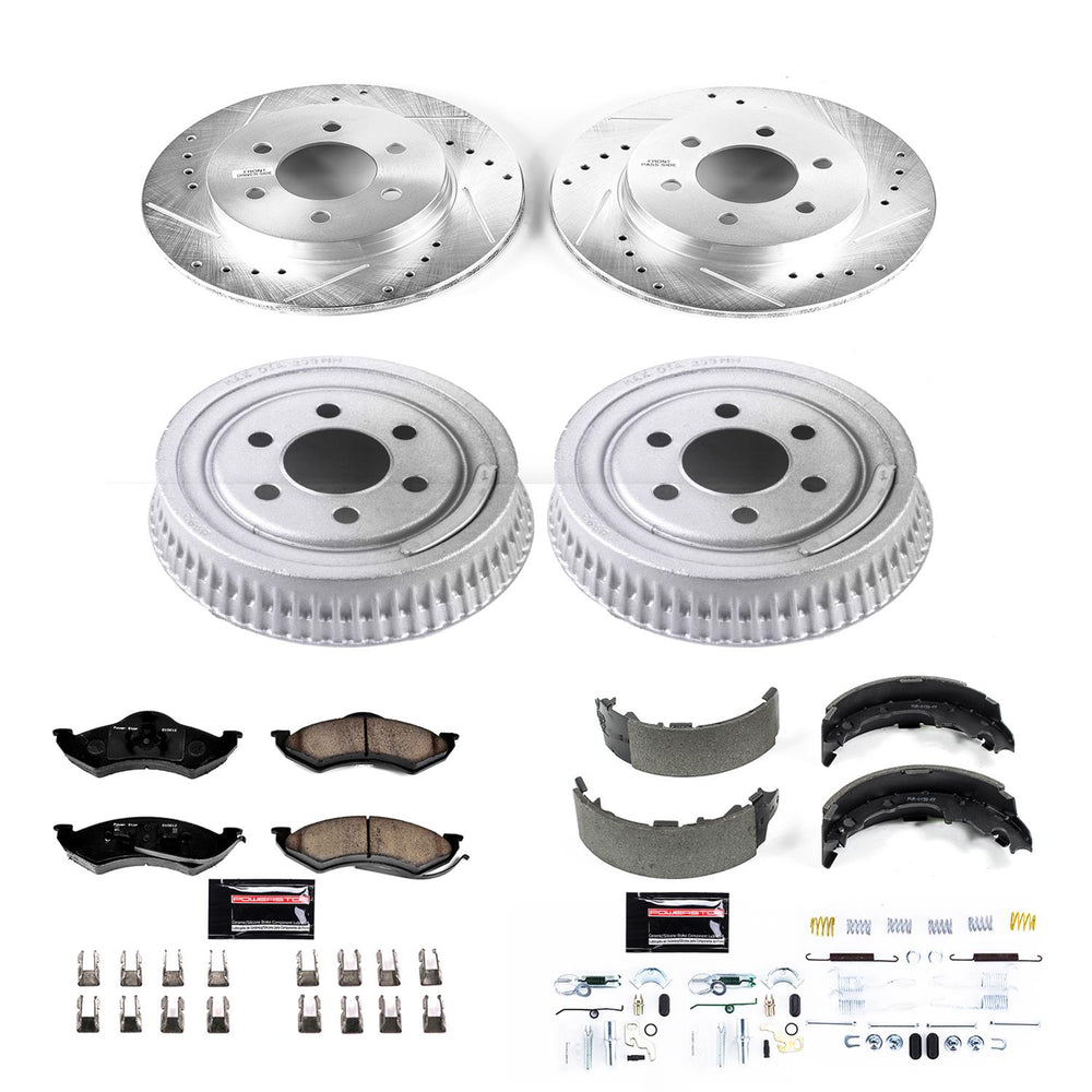 Power Stop 1999 Dodge Dakota Front & Rear Z23 Evolution Sport Brake Kit