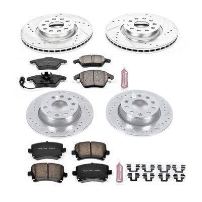 Power Stop 2013 Audi A3 Quattro Front & Rear Z23 Evolution Sport Brake Kit