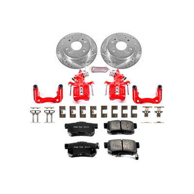 Power Stop 98-02 Honda Accord Rear Z23 Evolution Sport Brake Kit w/Calipers