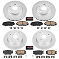 Power Stop 10-12 Lexus HS250h Front & Rear Z17 Evolution Geomet Coated Brake Kit