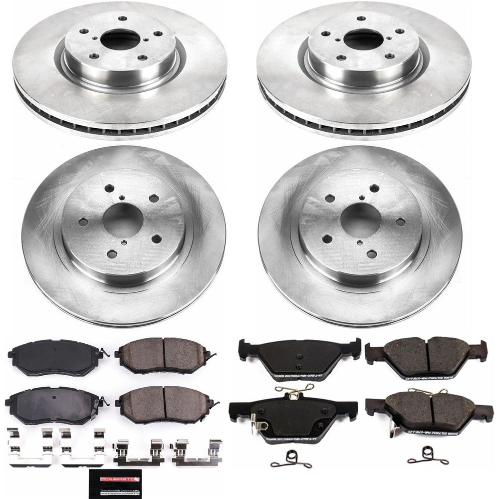 Power Stop 15-18 Subaru Legacy Front & Rear Autospecialty Brake Kit