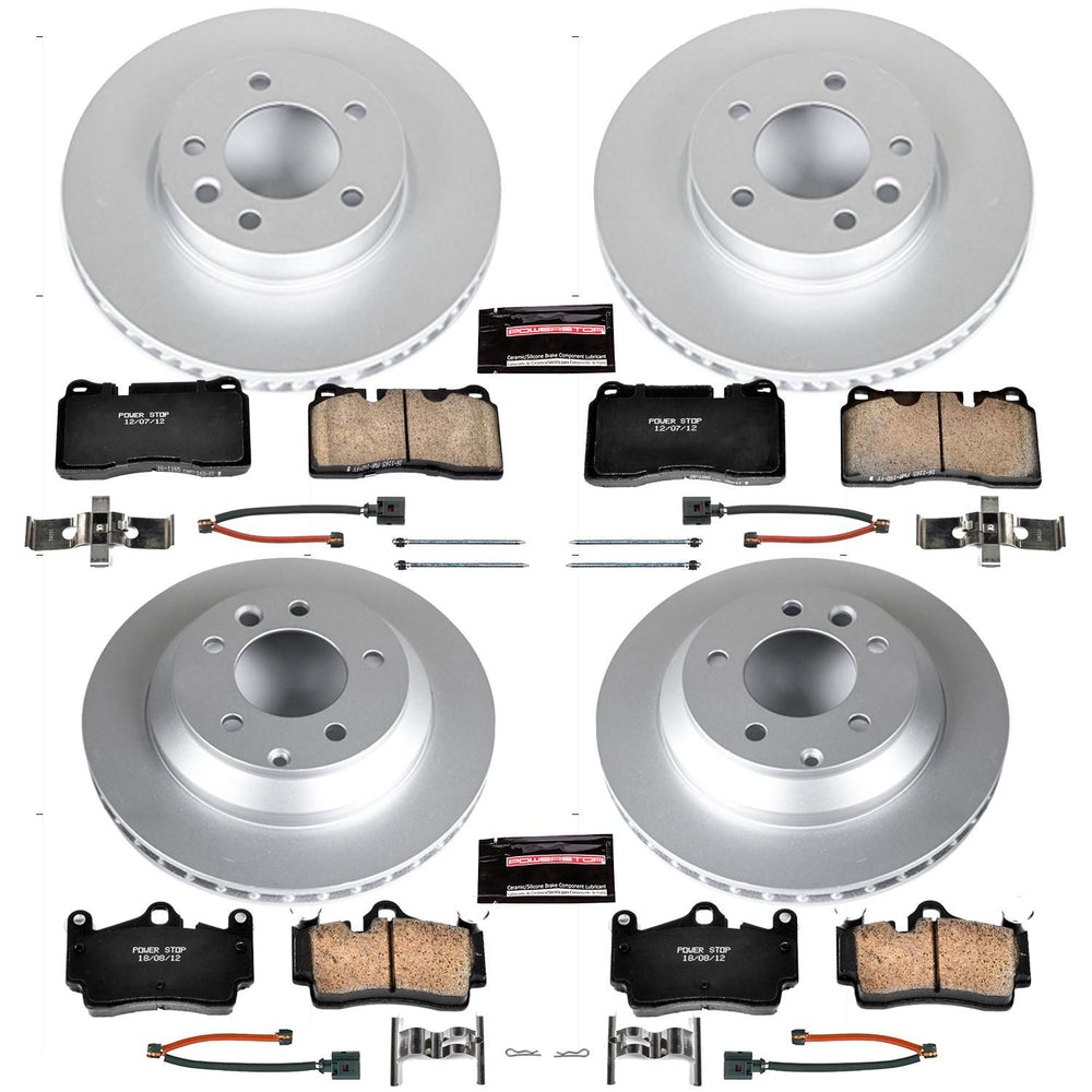Power Stop 07-10 Volkswagen Touareg Front & Rear Z23 Evolution Sport Coated Brake Kit