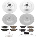 Power Stop 17-19 Ford Escape Front & Rear Z23 Evolution Sport Coated Brake Kit