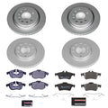 Power Stop 2008 Saab 9-3 Front & Rear Euro-Stop Brake Kit