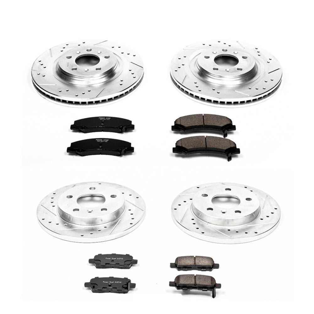 Power Stop 12-13 Chevrolet Impala Front & Rear Z23 Evolution Sport Brake Kit