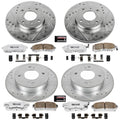 Power Stop 01-02 Infiniti G20 Front & Rear Z26 Street Warrior Brake Kit