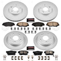 Power Stop 13-15 Acura ILX Front & Rear Z17 Evolution Geomet Coated Brake Kit