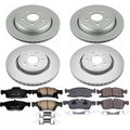 Power Stop 16-19 Jeep Grand Cherokee Front & Rear Z17 Evolution Geomet Coated Brake Kit