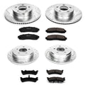 Power Stop 01-02 Ford Explorer Sport Front & Rear Z23 Evolution Sport Brake Kit