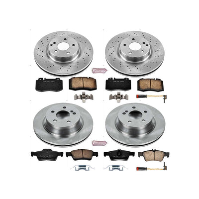 Power Stop 07-09 Mercedes-Benz E550 Front & Rear Autospecialty Brake Kit