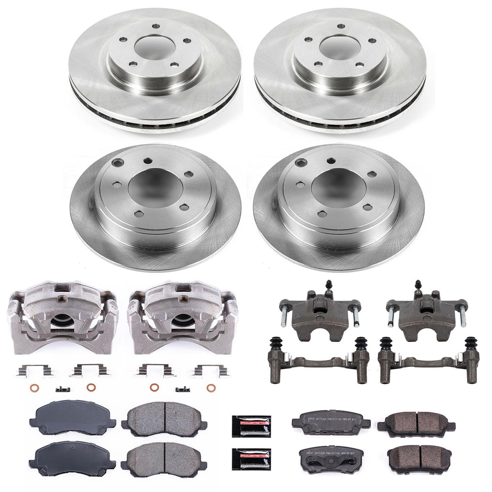 Power Stop 11-14 Chrysler 200 Front & Rear Autospecialty Brake Kit w/Calipers