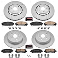Power Stop 08-13 Toyota Highlander Front & Rear Z17 Evolution Geomet Coated Brake Kit