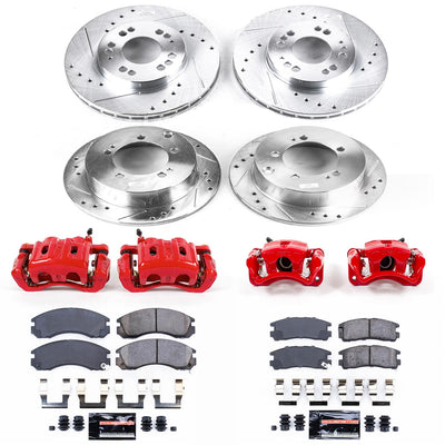 Power Stop 95-97 Eagle Talon Front & Rear Z23 Evolution Sport Brake Kit w/Calipers