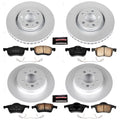 Power Stop 01-09 Volvo S60 Front & Rear Z23 Evolution Sport Coated Brake Kit