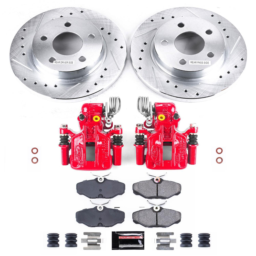 Power Stop 93-05 Ford Taurus Rear Z23 Evolution Sport Brake Kit w/Calipers