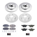 Power Stop 18-19 Honda Accord Front & Rear Z17 Evolution Geomet Coated Brake Kit