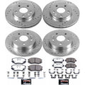 Power Stop 12-16 Buick LaCrosse Front & Rear Z26 Street Warrior Brake Kit