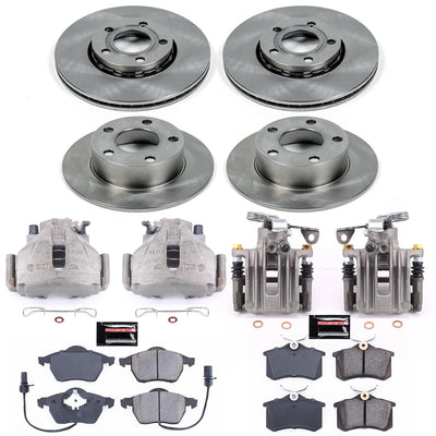 Power Stop 98-01 Audi A6 Front & Rear Autospecialty Brake Kit w/Calipers