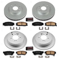 Power Stop 01-06 Hyundai Santa Fe Front & Rear Z17 Evolution Geomet Coated Brake Kit