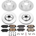 Power Stop 12-17 Hyundai Azera Front & Rear Z17 Evolution Geomet Coated Brake Kit