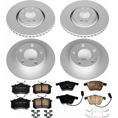 Power Stop 02-04 Audi A6 Quattro Front & Rear Z23 Evolution Sport Coated Brake Kit