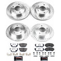 Power Stop 94-96 Nissan 240SX Front & Rear Z26 Street Warrior Brake Kit