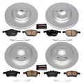Power Stop 08-13 Volvo C30 Front & Rear Z23 Evolution Sport Coated Brake Kit