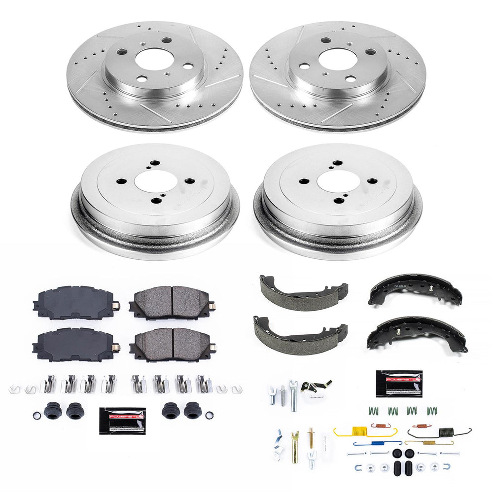 Power Stop 07-15 Toyota Yaris Front & Rear Z23 Evolution Sport Brake Kit