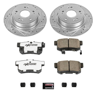 Power Stop 06-07 Honda Accord Front & Rear Z26 Street Warrior Brake Kit