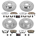 Power Stop 06-07 Honda Accord Front & Rear Z26 Street Warrior Brake Kit