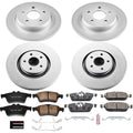 Power Stop 15-18 Ford Focus Front & Rear Z17 Evolution Geomet Coated Brake Kit