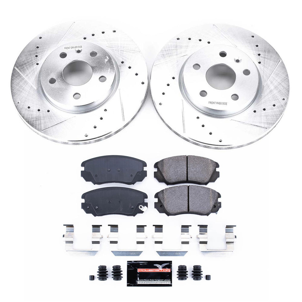 Power Stop 10-17 Chevrolet Equinox Front & Rear Z23 Evolution Sport Brake Kit