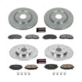 Power Stop 12-16 Chrysler Town & Country Front & Rear Z23 Evolution Sport Brake Kit