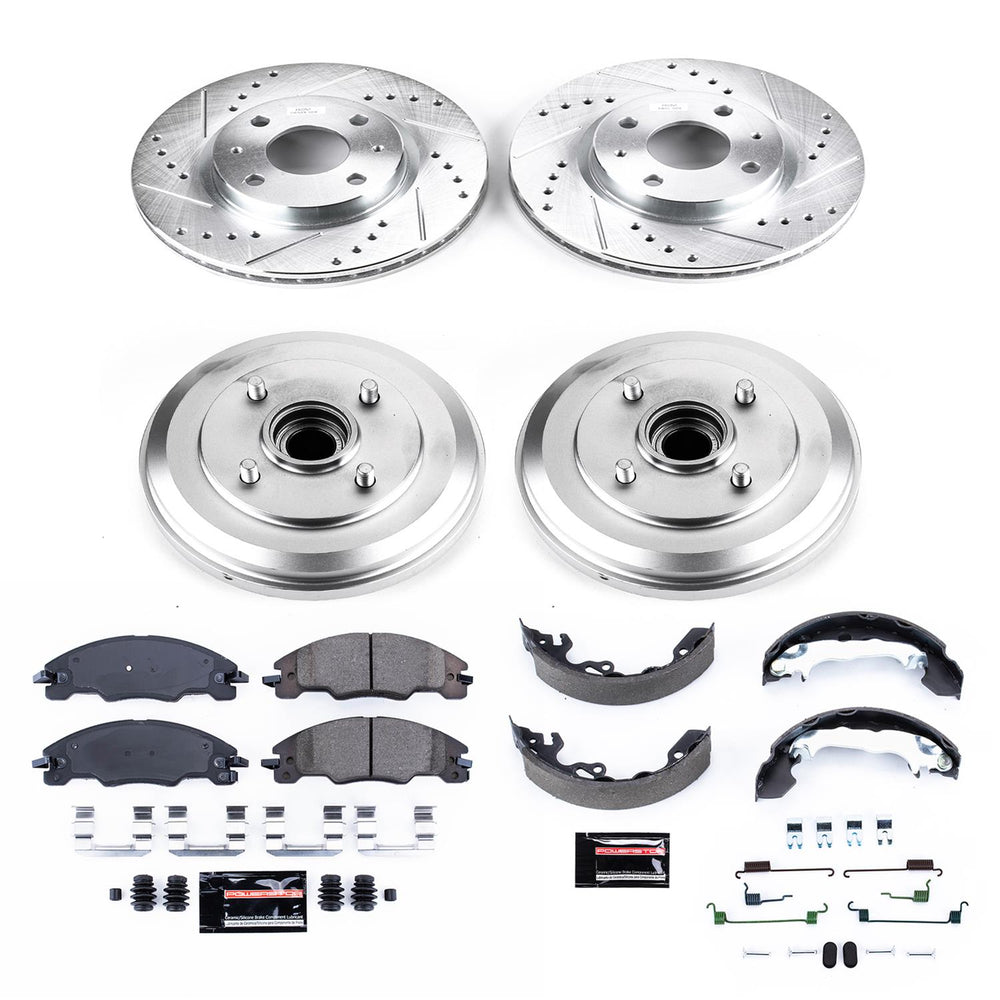Power Stop 09-11 Ford Focus Front & Rear Z23 Evolution Sport Brake Kit