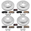 Power Stop 12-15 Chevrolet Captiva Sport Front & Rear Z17 Evolution Geomet Coated Brake Kit
