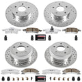 Power Stop 99-02 Jeep Grand Cherokee Front & Rear Z26 Street Warrior Brake Kit