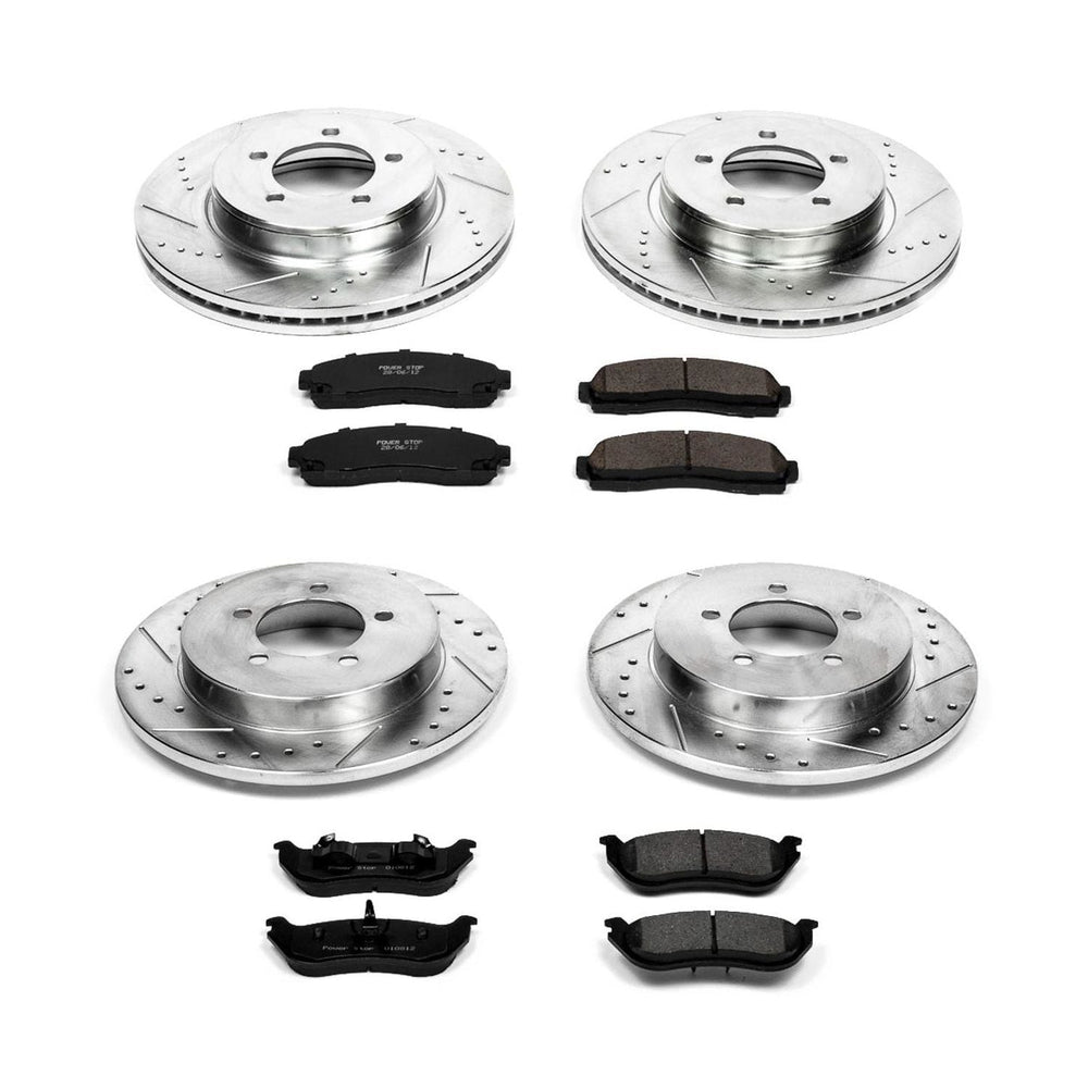 Power Stop 02-05 Ford Explorer Front & Rear Z23 Evolution Sport Brake Kit
