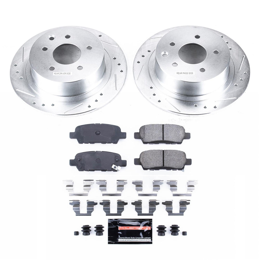 Power Stop 11-17 Nissan Juke Front & Rear Z23 Evolution Sport Brake Kit