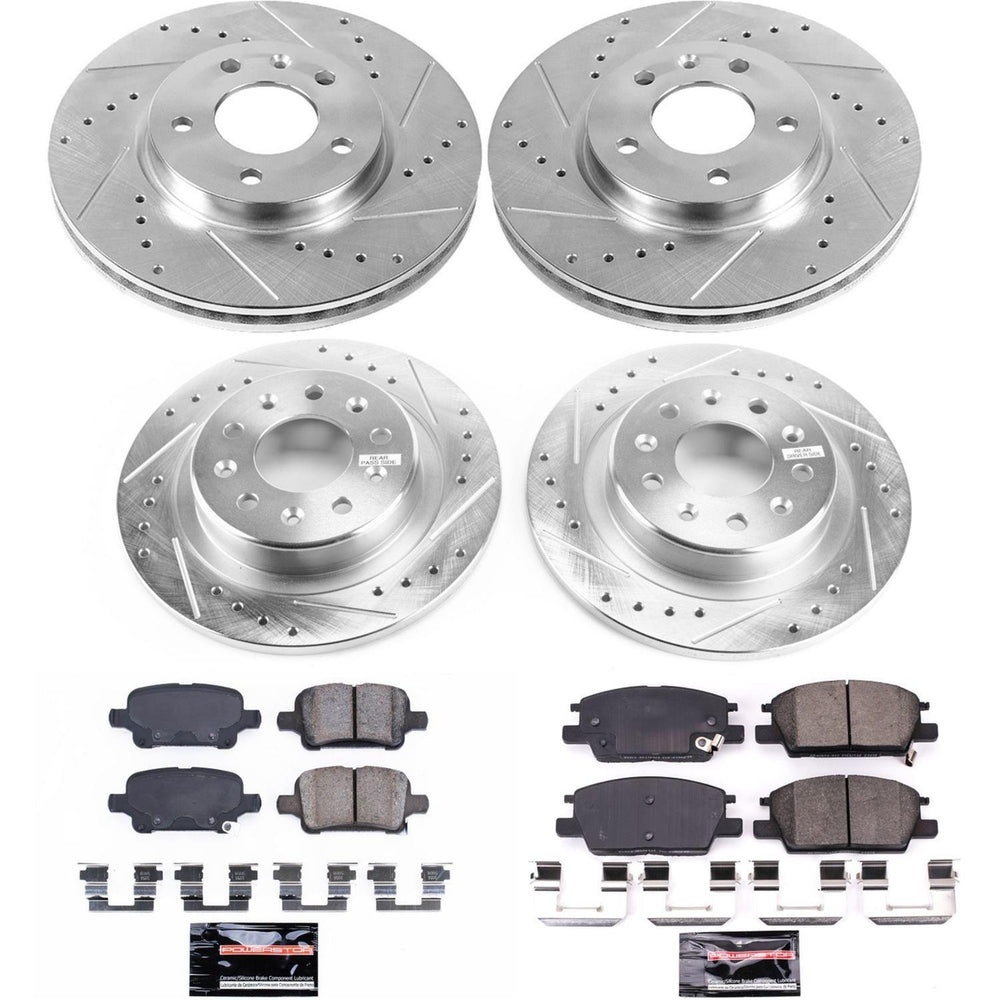 Power Stop 18-19 Buick LaCrosse Front & Rear Z23 Evolution Sport Brake Kit